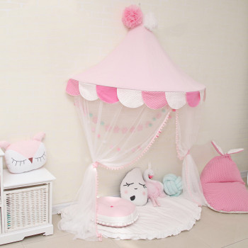 Semi Circular Reading Corner In Children's Tent Bedroom Decoration Semi Circular Reading Corner In Children's Tent Bedroom Decoration