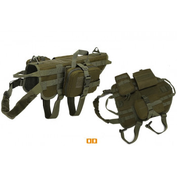 Quick Moving Light Duty Series Military Tactical Service Dog Harness Quick Moving Light Duty Series Military Tactical Service Dog Harness