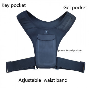 LOGOReflective Running Backpack Running Vest Phone Holder with Elastic Adjustable Waistband LOGOReflective Running Backpack Running Vest Phone Holder with Elastic Adjustable Waistband