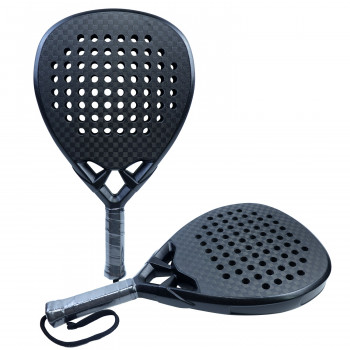 OPTUM Black 3K Carbon Fiber Pro Tennis Padel Racket with Cover Bag OPTUM Black 3K Carbon Fiber Pro Tennis Padel Racket with Cover Bag