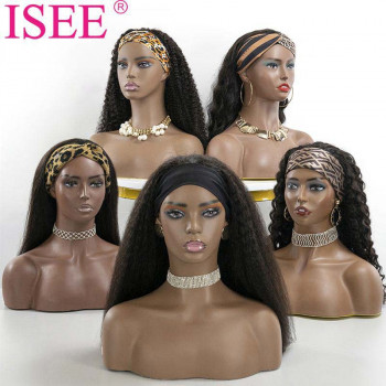 Transparent Lace Front Wig with Baby Hair,40-Inch-Long Human Hair Wig