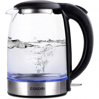 COSORI Electric Kettle for Boiling Water, Stainless Steel Filter & Lid, 1.7L 1500W Wide Mouth Electric Tea Kettle & Electric Water Boiler, Auto Shut-Off & Boil-Dry Protection, BPA Free, Matte Black