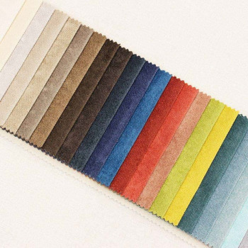 Woven Polyester Home Textile Sofa Fabric Flocking Upholstery Furniture Decoration Fabric